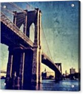 Brooklyn Bridge - New York #5 Acrylic Print