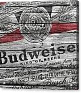 Budweiser Acrylic Print