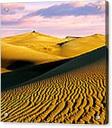 Sand Dunes In A Desert, Great Sand #5 Acrylic Print