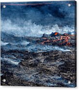 Volcano Eruption At The Holuhraun #5 Acrylic Print