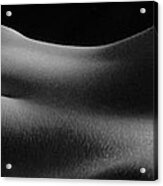 6890 Womans Nude Torso Belly Button 1 To 3 Ratio Acrylic Print
