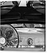 1955 Mercedes-benz Gullwing Dashboard - Steering Wheel #7 Acrylic Print