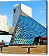 Rock and Roll Hall of Fame Acrylic Print Rock and Roll Hall of Fame Acrylic Print