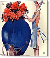 1920s France La Vie Parisienne Magazine #72 Acrylic Print