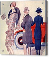 1920s France La Vie Parisienne Magazine #75 Acrylic Print