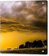 Late Afternoon Nebraska Thunderstorms #13 Acrylic Print