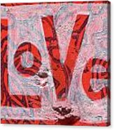 Love #9 Acrylic Print