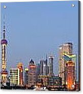 Shanghai Cityscape #9 Acrylic Print