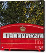 A British Phone Box Acrylic Print
