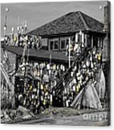 A Building With Attachments Acrylic Print