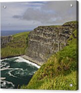 A Calm Day At The Cliffs Of Moher Acrylic Print