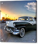 A Fairlane Sunset Acrylic Print