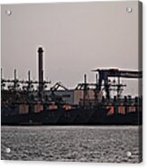 A Line Of Ships Not Ships Of The Line Acrylic Print