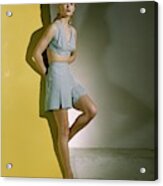 A Model Wearing A Bathing Suit Acrylic Print
