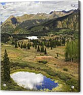 A Mountain Drive In Colorado Acrylic Print