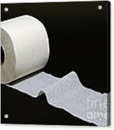 A Roll Of Toilet Paper Acrylic Print