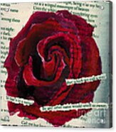 A Rose By Any Other Name Acrylic Print