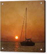 A Ship In The Night Acrylic Print