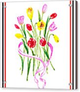 A Tulip Bunch Acrylic Print