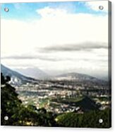 A View Of Monterrey #mexico From Above Acrylic Print