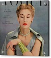 A Vogue Magazine Cover Of Lisa Fonssagrives Acrylic Print