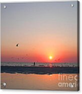 A Walk At Sunset Acrylic Print