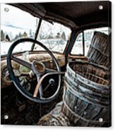 Abandoned Chevrolet Truck - Inside Out Acrylic Print
