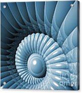 Abstract 3d Nautilus Acrylic Print