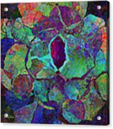 Abstract Art Colorful Collage Acrylic Print