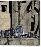 Abstract Japanese Collage Acrylic Print