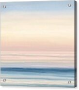 Abstract Pink Sunset Panel One Acrylic Print