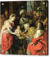 Adoration Of The Magi, 1626-29 Oil Canvas Acrylic Print