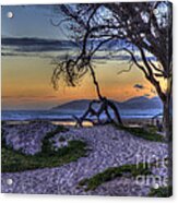 Adventures At Sunset Beach Acrylic Print