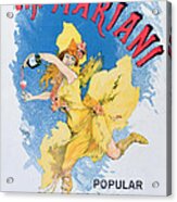 Advertisement For Vin Mariani From Theatre Magazine Acrylic Print