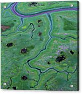 Aerial Photos Over Lake Clark National Acrylic Print