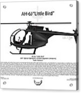 Ah-6j Little Bird Acrylic Print