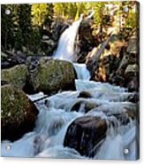 Alberta Falls In Rmnp Acrylic Print