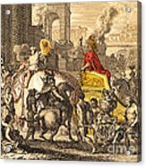 Alexander The Great Entering Babylon Acrylic Print
