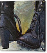 Ali's Boots Acrylic Print