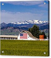 All American Farm Acrylic Print