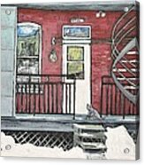 Alley Cat In Verdun Acrylic Print