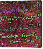 Alligator Sausage For Two Dollars 20130610p68 Acrylic Print