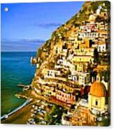 Along The Amalfi Coast Acrylic Print