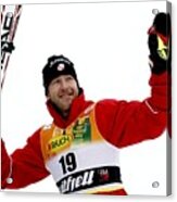 Alpine Fis Ski World Cup - Men's Downhill Acrylic Print