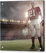 American Football Hero Acrylic Print