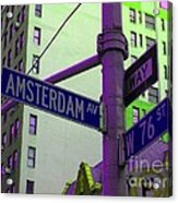 Amsterdam Avenue Acrylic Print