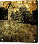 An Aged Photo Of The Old Waterloo Mill Acrylic Print