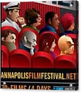 Annapolis Film Festival 2014 Poster Vertical Acrylic Print