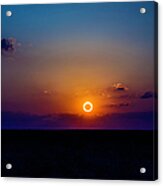 Annular Eclipse Over New Mexico, May Acrylic Print