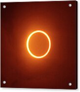 Annular Solar Eclipse Acrylic Print